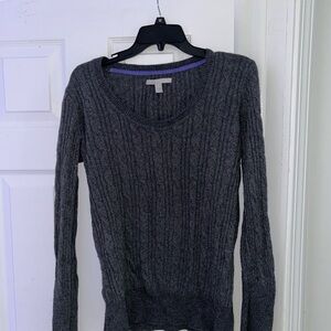 Old Navy Charcoal Cable Knit Sweater